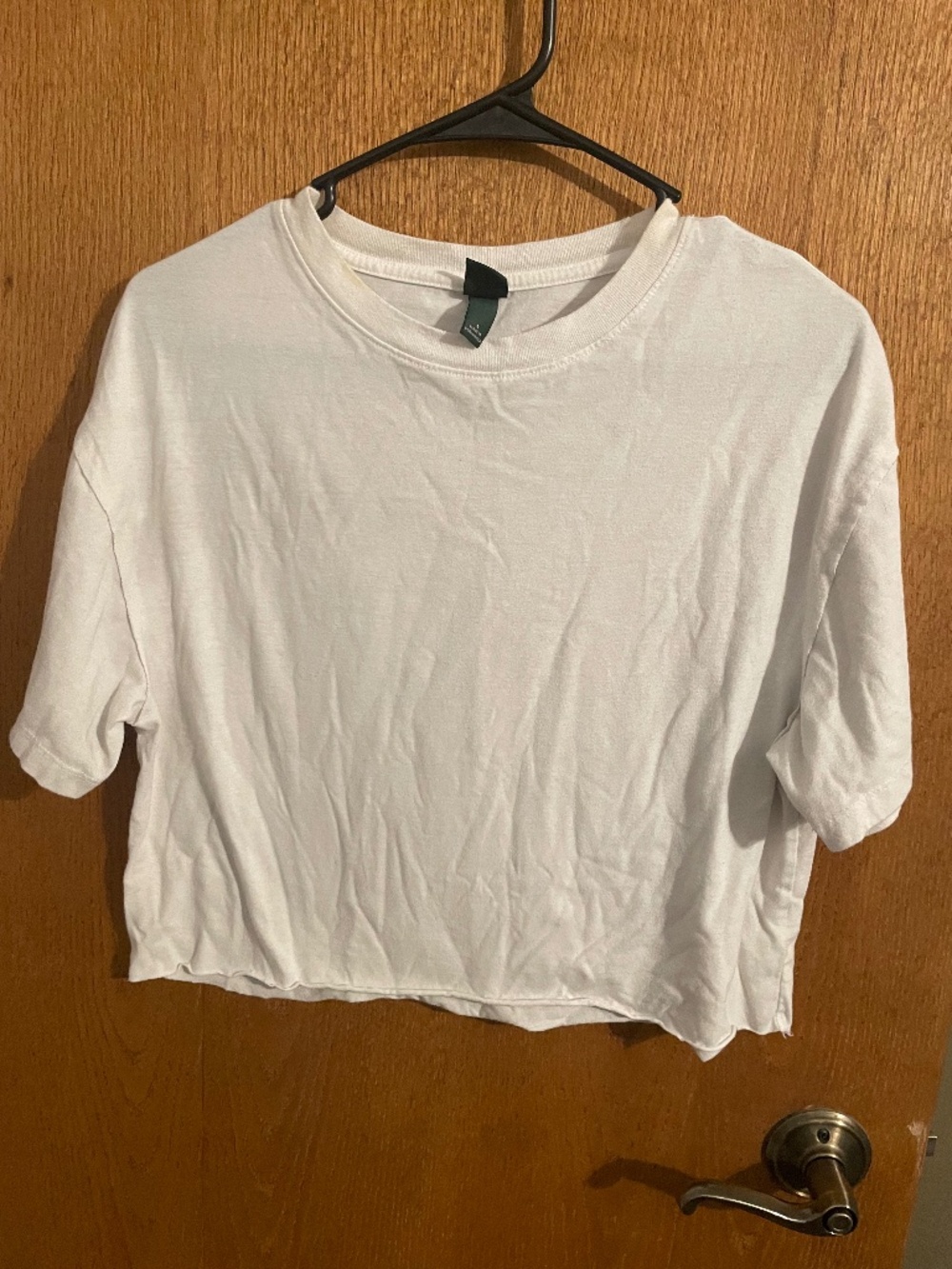 White Crop Top Size S